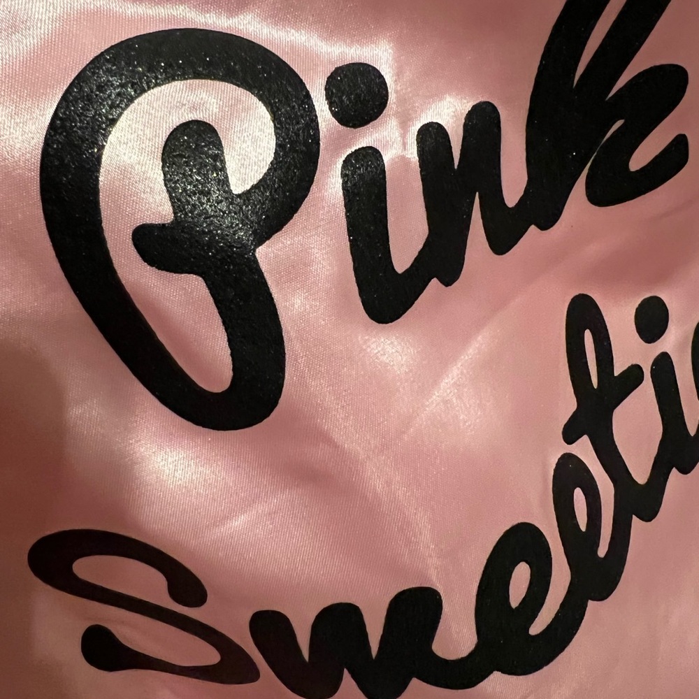 SOLD L Rockabilly 50s style Be Bop Do Wop Pink Sweeties Costume jacket - Picture 7 of 8